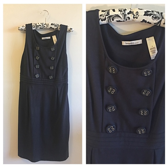 Laundry | LBD with Buttons | Size 6 - Picture 2 of 3